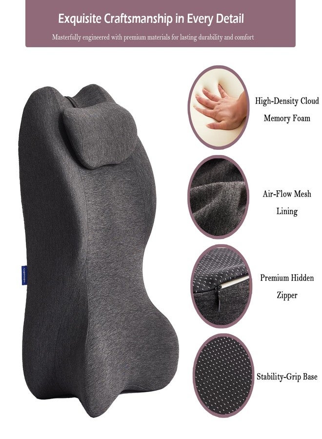 Cupocupa Ergonomic Wedge Pillow for Bed Reading & Back Support - Zoned Contour Design for Sitting Up, Prone Lounging & Gaming - Elevating Leg Pillow for Circulation & Recovery - Image 3