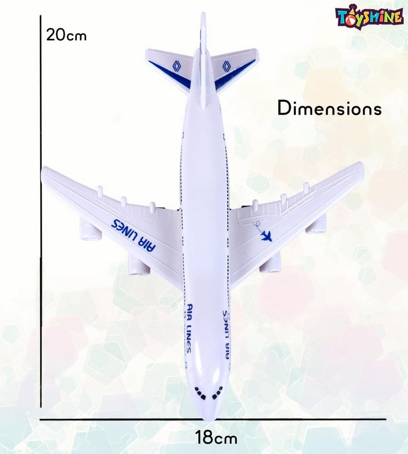 Toyshine Kids Play Vehicles Pull Back Airplane Toys for 3 4 5 6 Year Old Boys Girls-Multicolor - Image 5