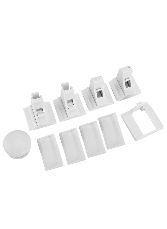 Thoraya Magnetic Child Safety Cabinet Lock Drawers Closet (4 Locks + a Key)  - Image 1