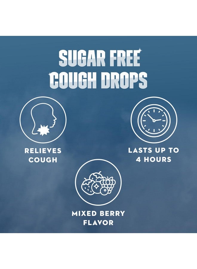 موسينكس قطرات سعال ميوسينكس إنستاسوذ الخالية من السكر، دواء سعال للبالغين مع ديكستروميثورفان هيدروبروميد، قطرات سعال خالية من المنثول، معينات مثبطة للسعال، قطرات سعال طبية بنكهة التوت المختلط، 40 قرصًا - Image 3