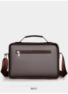 WEIXIER WEIXIER Business Briefcase Men's Shoulder Bag PU Leather Handbag Crossbody Bag  - Image 2