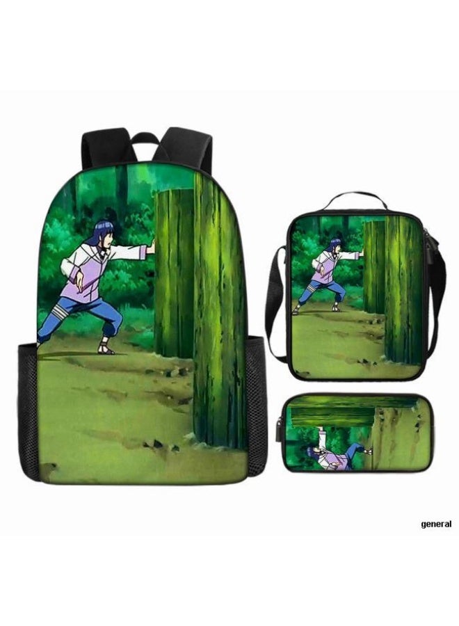 عام حقيبة ظهر مطبوعة بالرسوم المتحركة + حقيبة يد + مجموعة حقيبة قلم، مجموعة حقيبة عملية من ثلاث قطع (يتوفر الطلاب والأطفال والأصدقاء وتسلق الجبال وما إلى ذلك) - 69 - Image 1