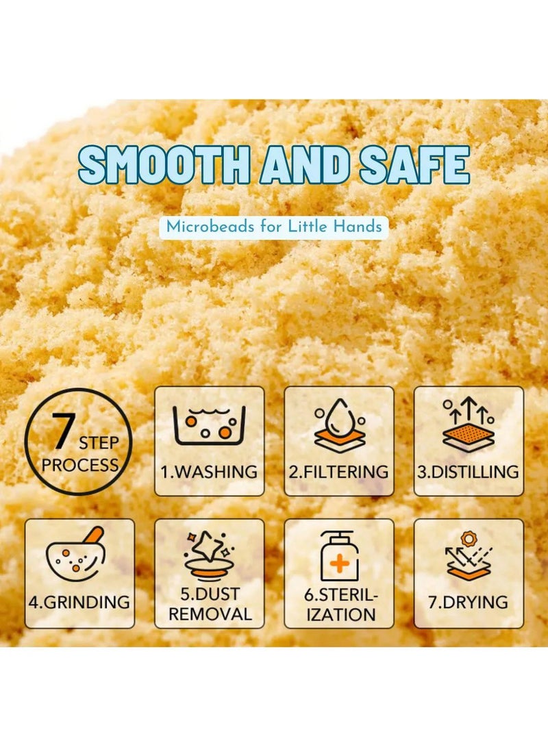 MiDeer Magical Sand 500g – Kinetic Sensory Play Sand for Kids – Mess-Free, Hydrophobic & Squeezable Indoor Toy – Stimulates Creativity for Boys & Girls Ages 3+ - Image 3