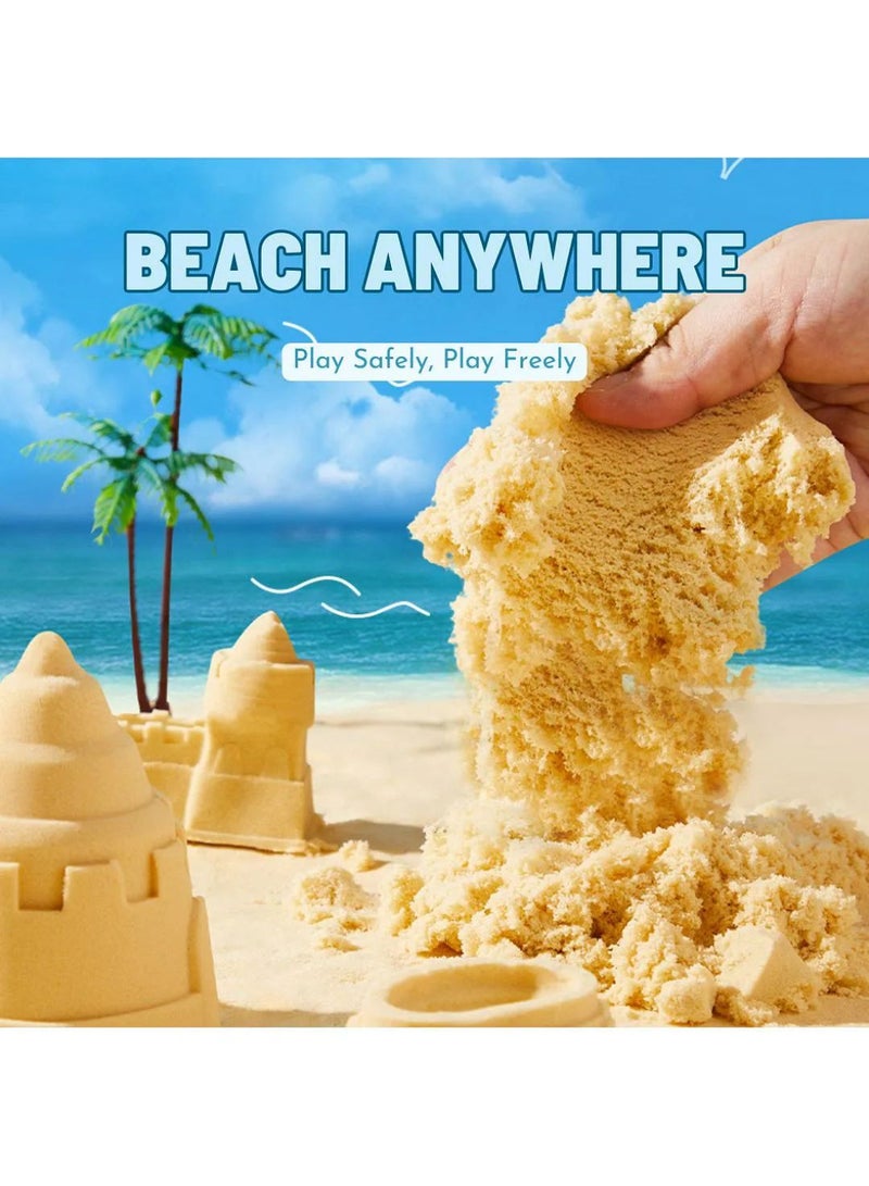 MiDeer Magical Sand 500g – Kinetic Sensory Play Sand for Kids – Mess-Free, Hydrophobic & Squeezable Indoor Toy – Stimulates Creativity for Boys & Girls Ages 3+ - Image 2