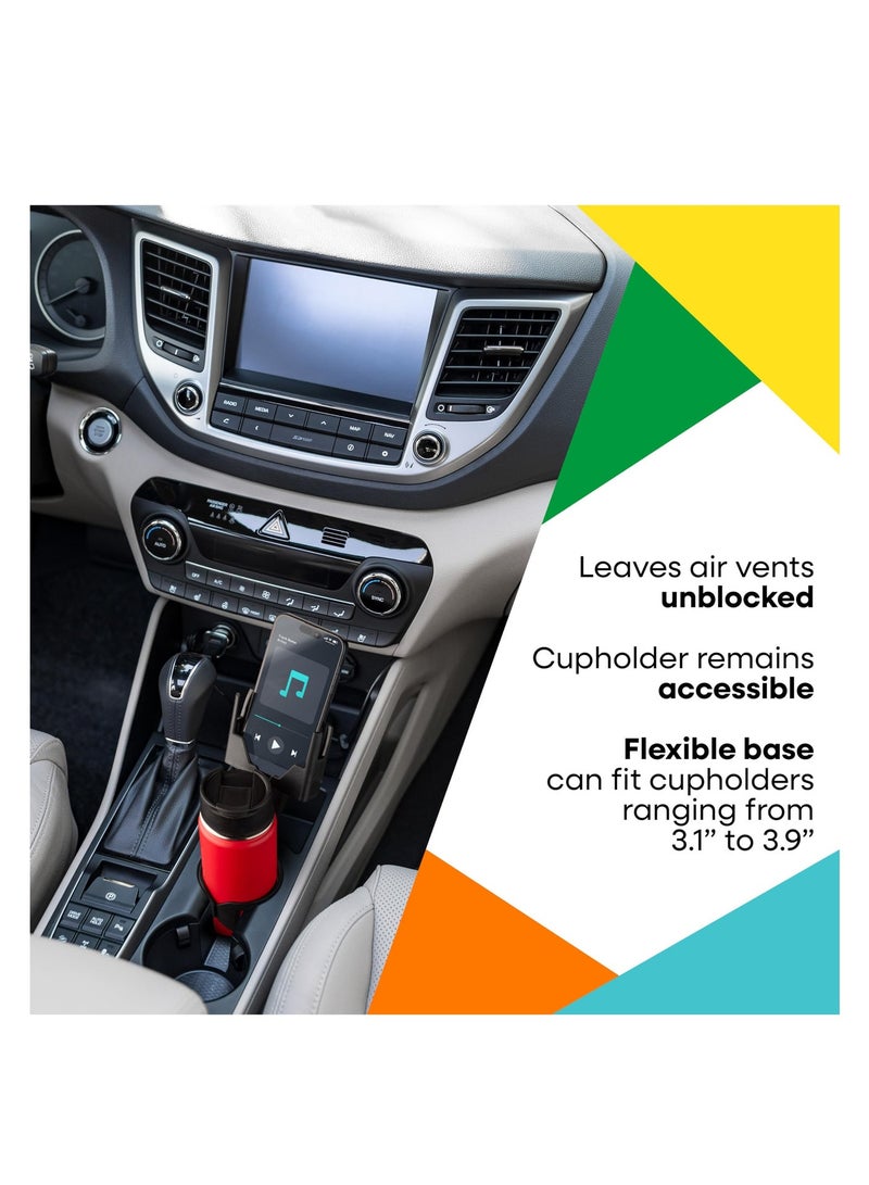 SHENYU Multi functional Cup Holders and Portable 2-in-1 Cup Holder for Compatible with All Smartphones Beverage Cans Car Cup Holders Automotive Interior Accessories - Image 2