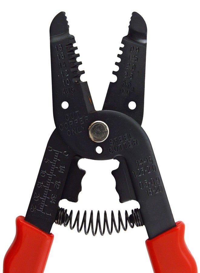 EX ELECTRONIX EXPRESS 7 in 1 Hand Tool for 10-18 AWG Wire Stripper, Cutter, Pliers, Wire Loop, Terminal Crimper by EX ELECTRONIX EXPRESS - Image 2