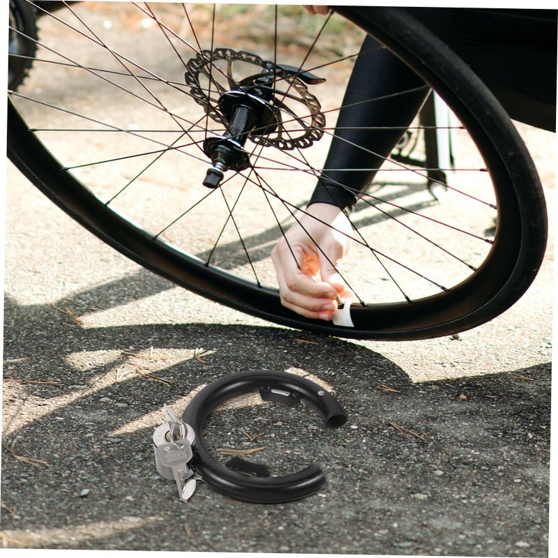 Heavy Duty Round Bike Lock with Helmet Security Reusable for Daily Use - Image 5