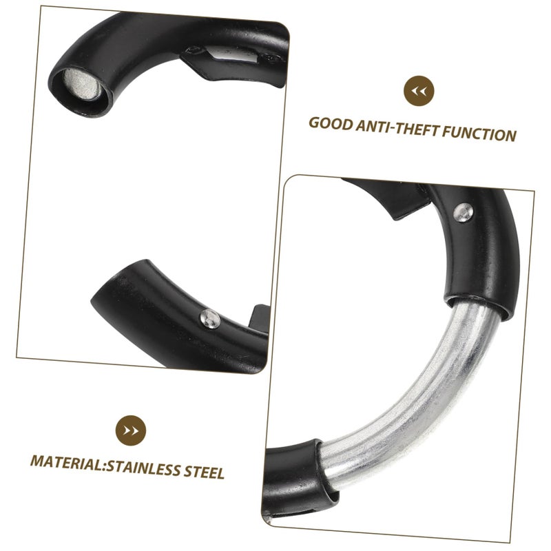 Heavy Duty Round Bike Lock with Helmet Security Reusable for Daily Use - Image 4
