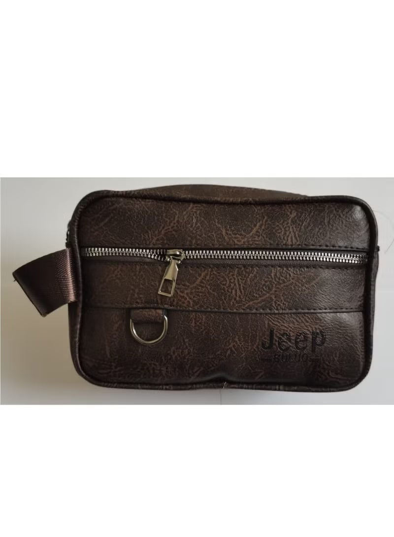 جيب حقيبة متعددة الجيوب، جلد عالي الجودة - Image 2