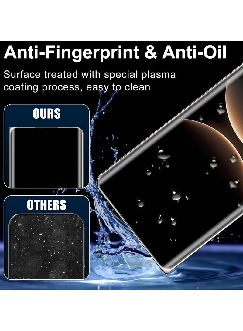 عام **[مجموعة 2+2] حامي شاشة وحامي عدسة كاميرا من Fegishilly متوافقان مع هاتف Huawei Mate X7 - صلابة 9H، مقاوم للخدوش، فيلم زجاج مقوى بتصميم متوافق مع الحافظة، مضاد لبصمات الأصابع.** - Image 3