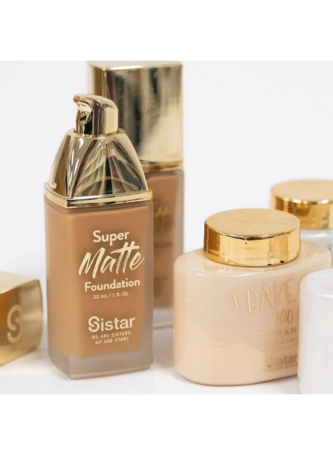 Sistar Super Matte Foundation Perfecting Liquid Foundation Full Coverage Control Shine Weightless Longwearing 30 Ml / 1 Fl. Oz. (Rose Beige) - Image 3