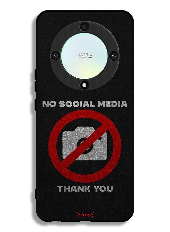 Tolwak Honor X9a Protective Case Cover No Social Media Thank You - Image 1