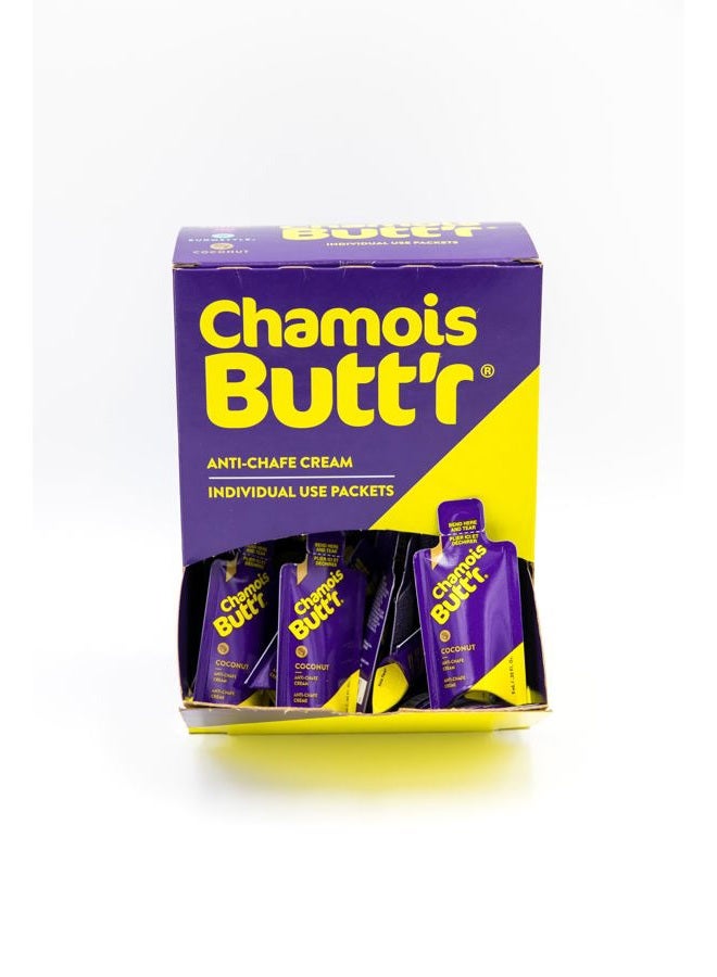 Chamois Butt'r كريم جوز الهند المضاد للاحتكاك، 75 عبوة من 9 مل - Image 1
