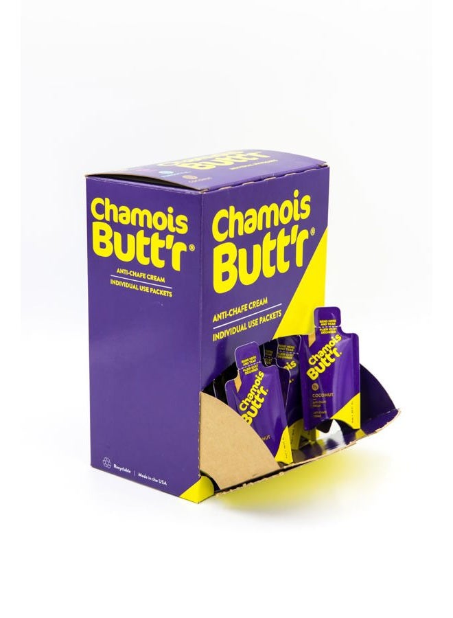 Chamois Butt'r كريم جوز الهند المضاد للاحتكاك، 75 عبوة من 9 مل - Image 2