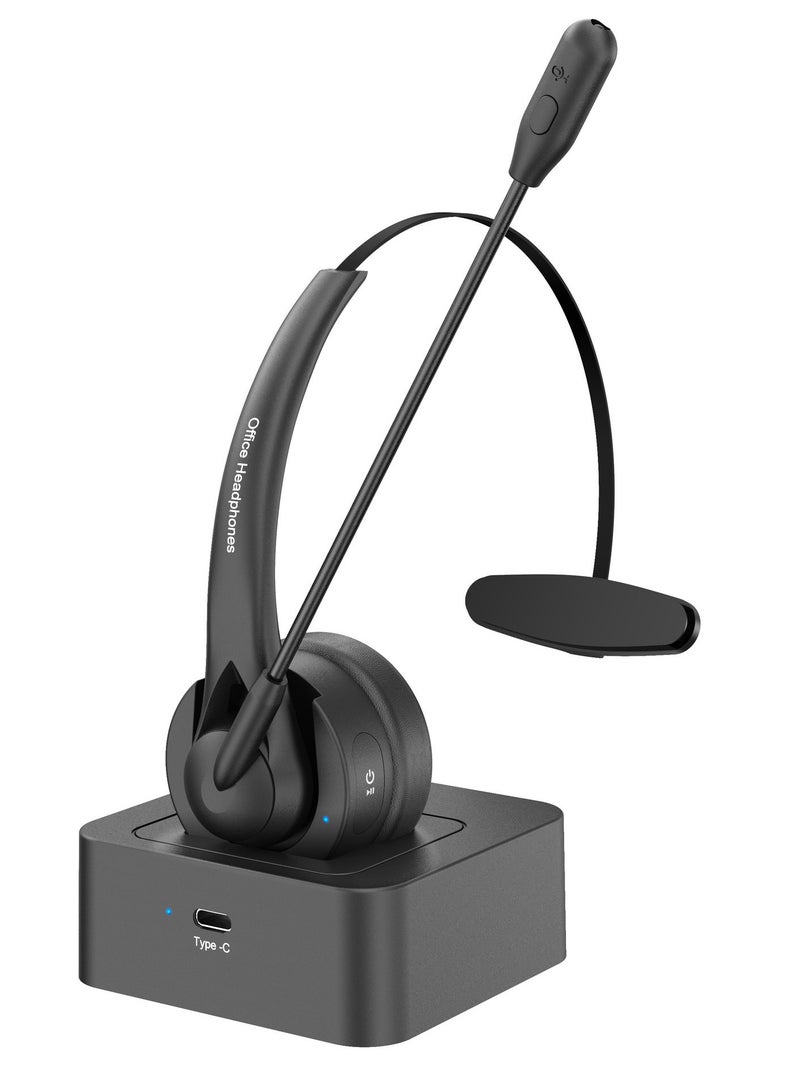 Generic Single Ear Head-Mounted Wireless Headset  - Image 1