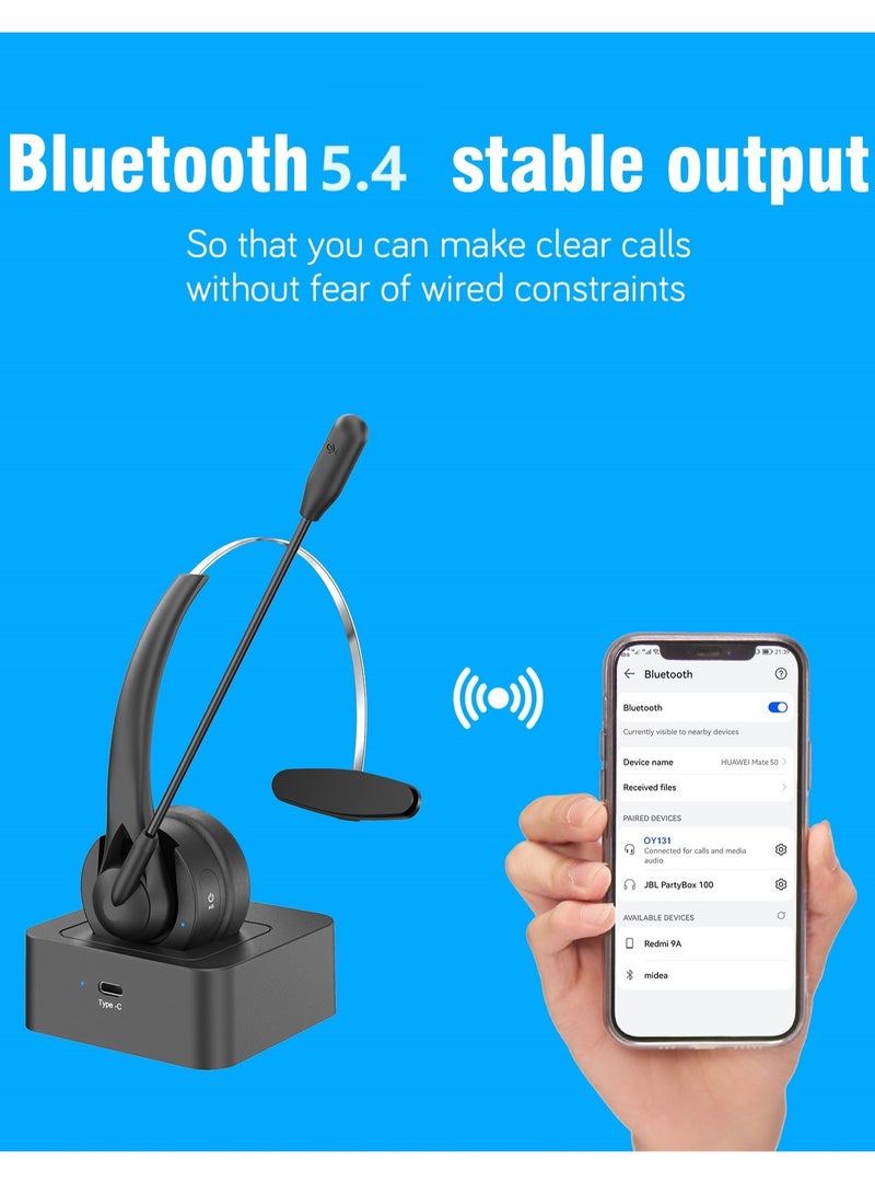 Generic Single Ear Head-Mounted Wireless Headset  - Image 5