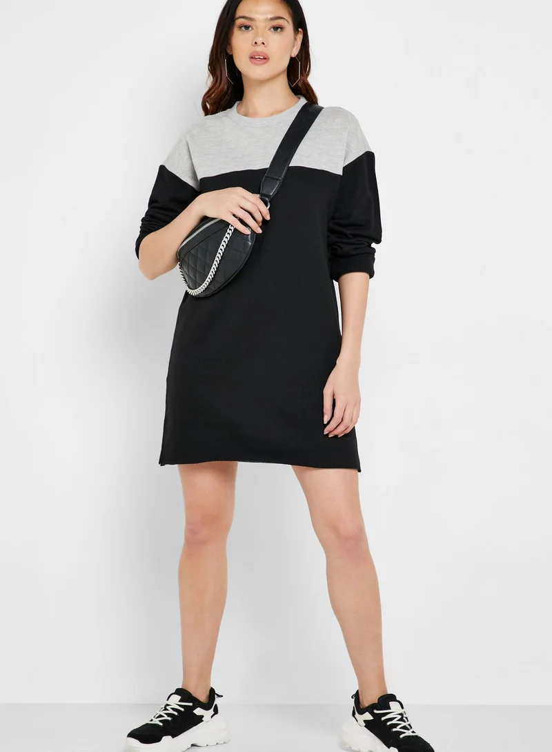FOREVER 21 Colorblock Sweater Dress