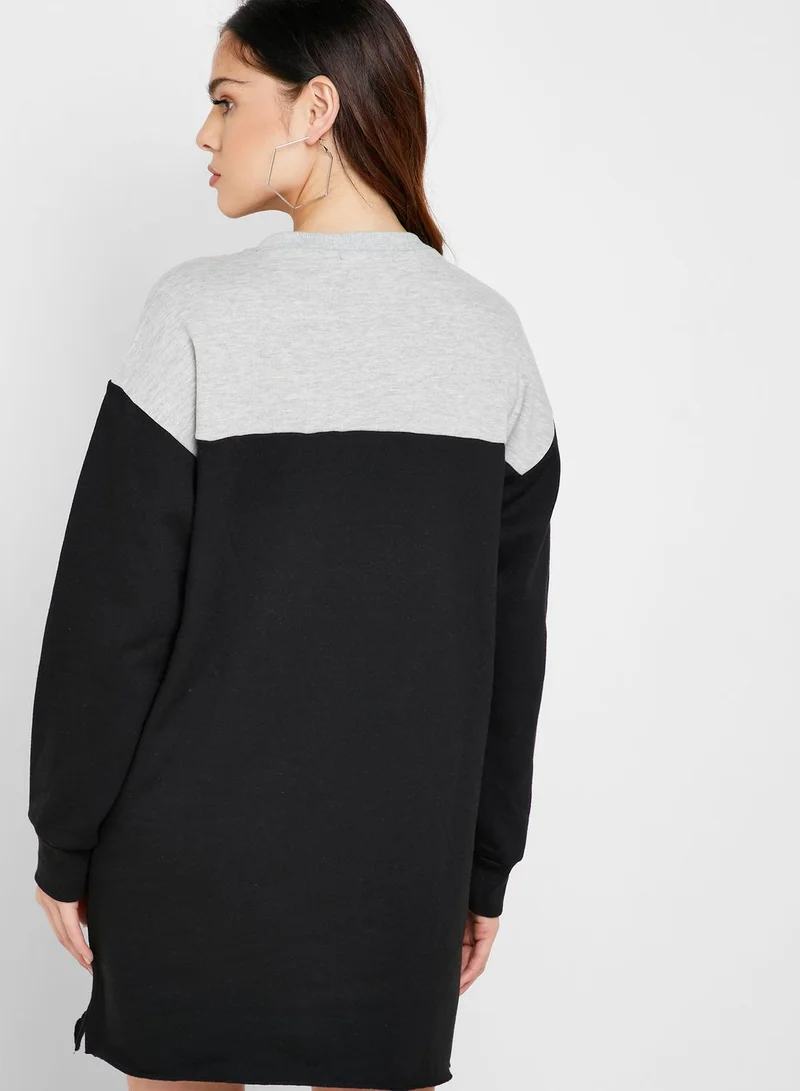 FOREVER 21 Colorblock Sweater Dress
