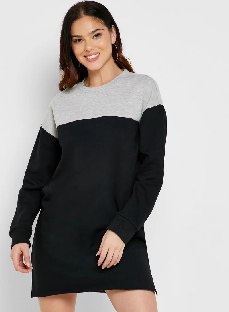 FOREVER 21 Colorblock Sweater Dress