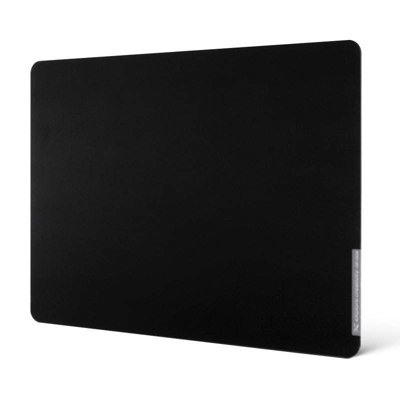 GMKWTL XVX Black Glass Mousepad 4.0, Hard Mouse Pad for Gaming, Ultra-Smooth Micro-Etched Surface Mouse Mat with Non-Slip Rubber Base(410mm*310mm) - Image 1