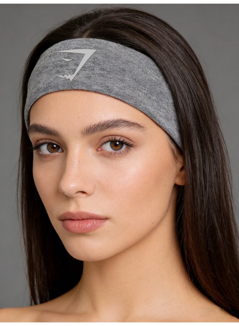 جيمشارك Sports performance headband - moisture wicking fabric hair accessory with gym, yoga, and daily styling logos - Image 3