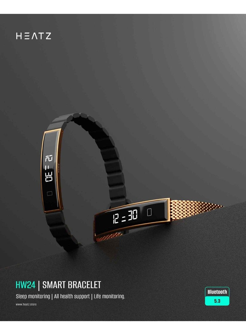 HEATZ Smart Bracelet HW24 – Fitness Tracker with Heart Rate Monitor, Sleep Tracking & Activity Tracking - Image 4