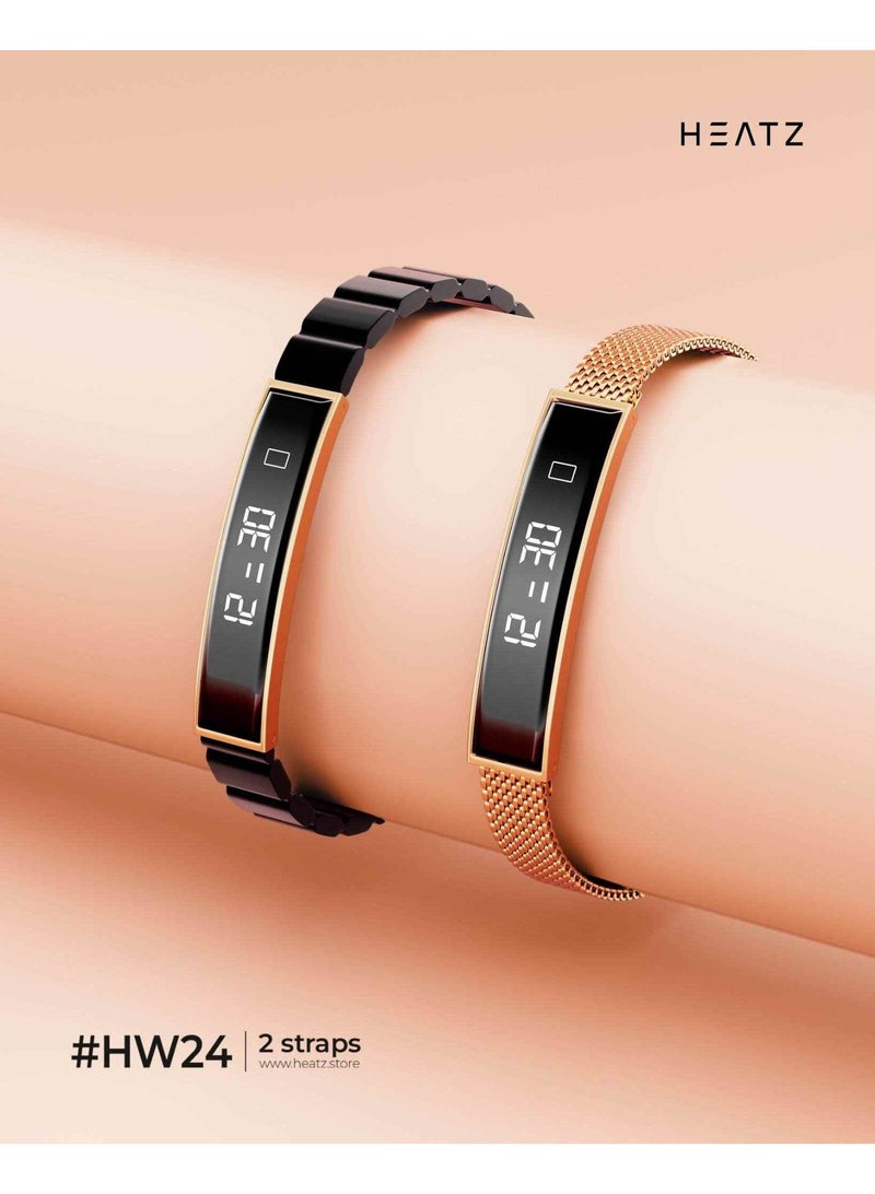 HEATZ Smart Bracelet HW24 – Fitness Tracker with Heart Rate Monitor, Sleep Tracking & Activity Tracking - Image 5