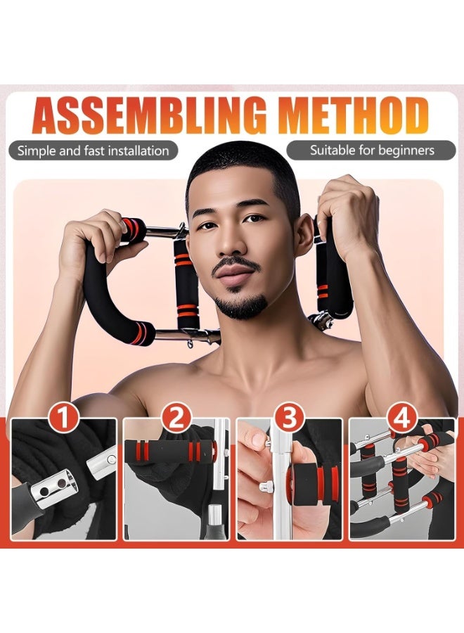 سبورت كيو جهاز مقاومة للذراع والصدر قابل للتعديل – أداة تمرين متعددة الوظائف لتقوية عضلات الذراع والساعد والصدر والظهر , مقابض فوم مريحة , جهاز Twister Arm لبناء العضلات في المنزل والجيم - Image 3
