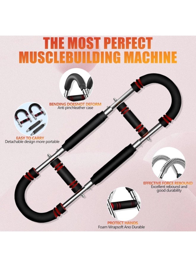 سبورت كيو جهاز مقاومة للذراع والصدر قابل للتعديل – أداة تمرين متعددة الوظائف لتقوية عضلات الذراع والساعد والصدر والظهر , مقابض فوم مريحة , جهاز Twister Arm لبناء العضلات في المنزل والجيم - Image 4