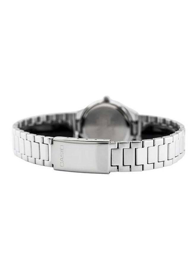 كاسيو ساعة يد كور بعقارب طراز LTP-1170A-2A - قياس 28 مم - لون فضي نساء - Image 2