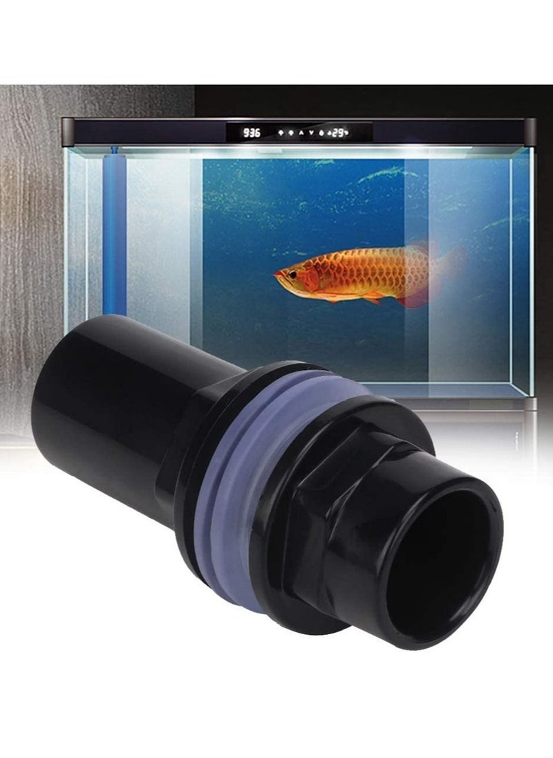 Excefore - Aquarium Pipe Connector, PVC Fish Tank Filter Water Pipe Joint Straight Tube Connector Fish Tank Accessories (25mm) - Image 1