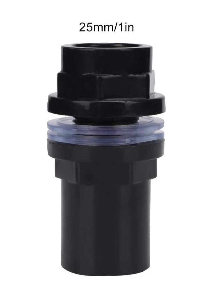 Excefore - Aquarium Pipe Connector, PVC Fish Tank Filter Water Pipe Joint Straight Tube Connector Fish Tank Accessories (25mm) - Image 1