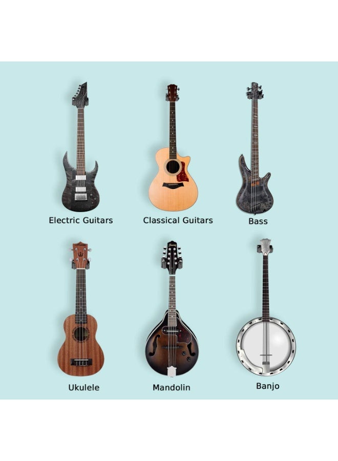 MegArya Guitar Wall Mount Hanger Holder Hook Stand 2 Pack Guitar Wall Hangers for Electric Guitars, Bass,Ukulele,Mandolin, Banjo, Coustic - Image 5