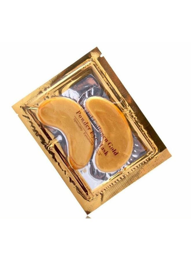 VeniCare Anti Aging Crystal 24K Gold Powder Gel Collagen Eye Masks Sheet Patch (20 Pairs) - Image 2