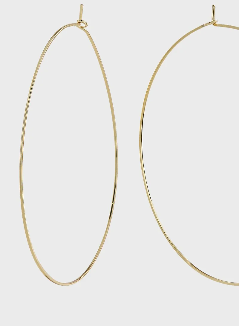 LUV AJ The Capri Hoop Earrings