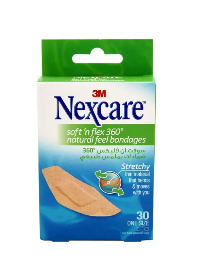 3M NEX SOFT'NFLEX BANDAGE 30'S
