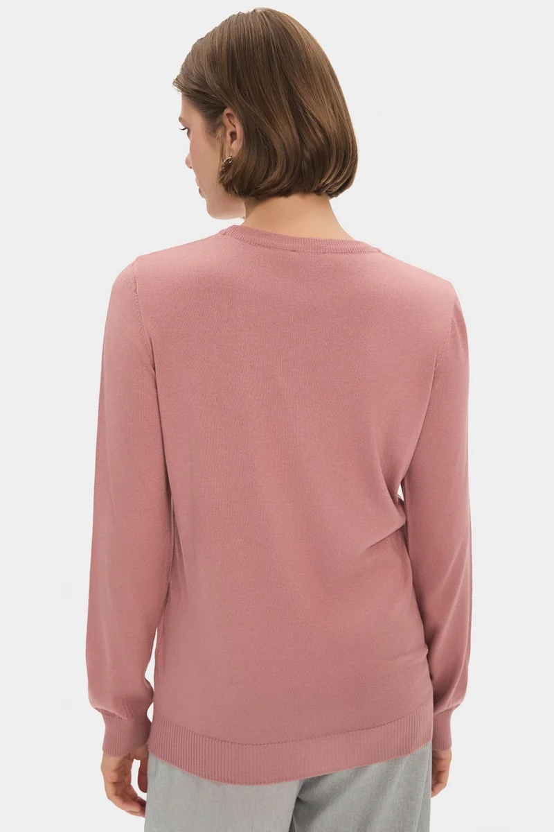 JUNE Women's Exclusive Crew Neck Viscose Blend Knitwear Sweater