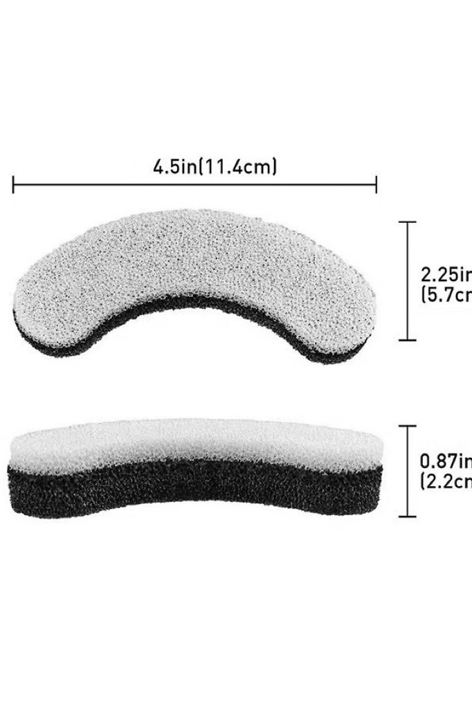 6 Pcs Pet Water Fountain Filters for WF050 & WF100 Cat Fountain, Cat Fountain Filter Replacement, Triple Filtration Cat Water Filter, Black/White - Image 2