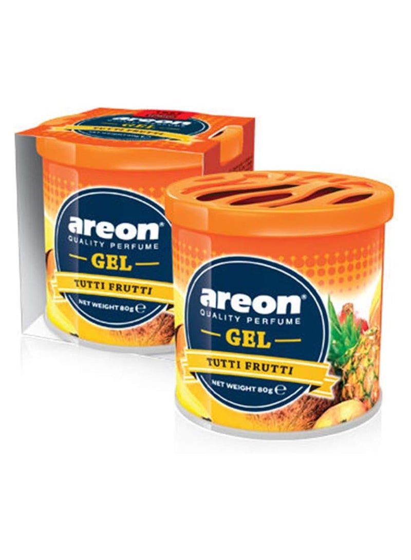 علبة جل معطرة للسيارة، توتي فروتي، عبوة من قطعة واحدة