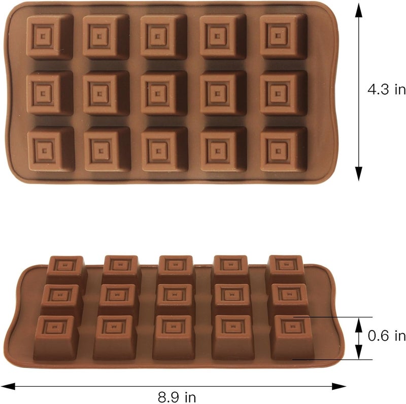 homEdge Truffle Mold Set of 4 Packs Food Grade NonStick Silicone Jelly Chocolate Candy Ice Molds - Image 4
