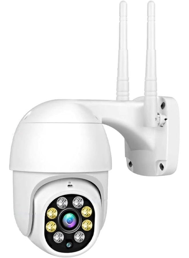 Wireless PTZ IP Security Camera Outdoor WiFi Full HD 1080P with Auto Tracking Night Vision and Two Way Audio Monitoring - Image 1