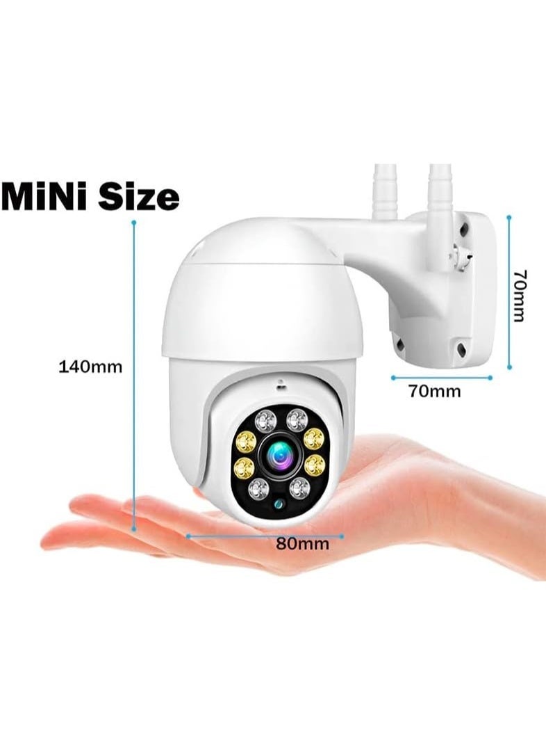 Wireless PTZ IP Security Camera Outdoor WiFi Full HD 1080P with Auto Tracking Night Vision and Two Way Audio Monitoring - Image 2