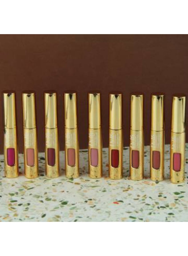 Delfy Lipfix Gold Liquid Lipstick Color Lush 8g - Image 4