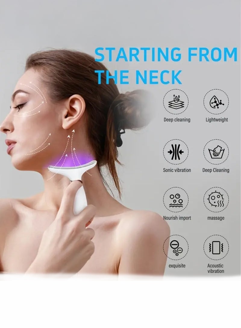 Toshionics Anti-Aging Face Neck Lifting Massager Skin Rejuvenation Device with Heat and EMS Wrinkle Remover Face Sculpting Double Chin Reducer and Skin Tightening for Women - Image 4