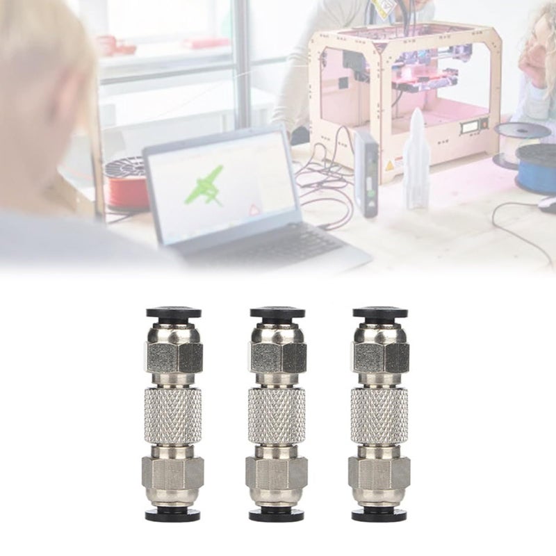 3Pcs PTFE Pneumatic Connector Fitting Tube Coupler Straight For 3D Printer Accessories - Image 3