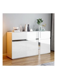 AWD Modern Sideboard Buffet Cabinet Home Organizer Storage, 3 Drawers and 3 Doors Side End Cabinet, Elegant Stable Durable Storage Cabinet Coffee Bar for Living Room Dining Room Kitchen Home Decor  - Image 1