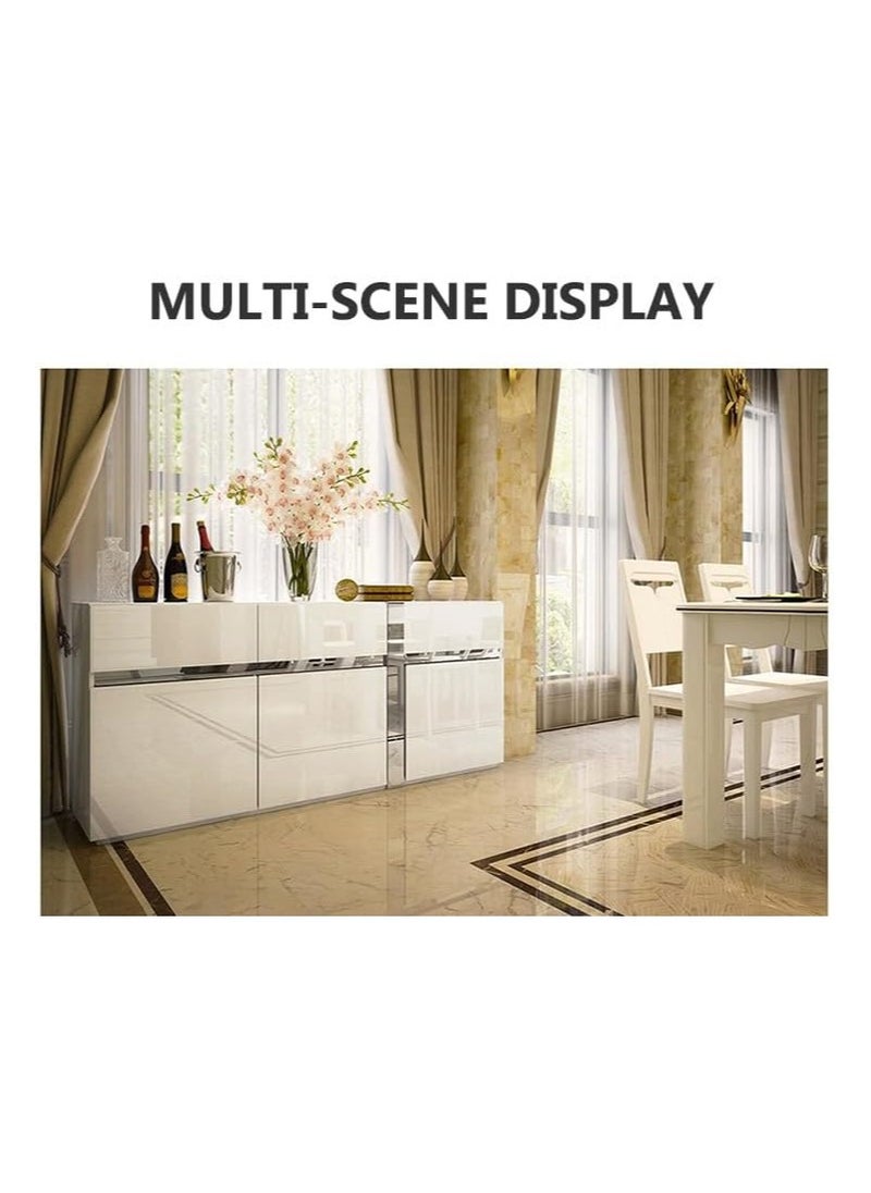 AWD Modern Sideboard Buffet Cabinet Home Organizer Storage, 3 Drawers and 3 Doors Side End Cabinet, Elegant Stable Durable Storage Cabinet Coffee Bar for Living Room Dining Room Kitchen Home Decor  - Image 5