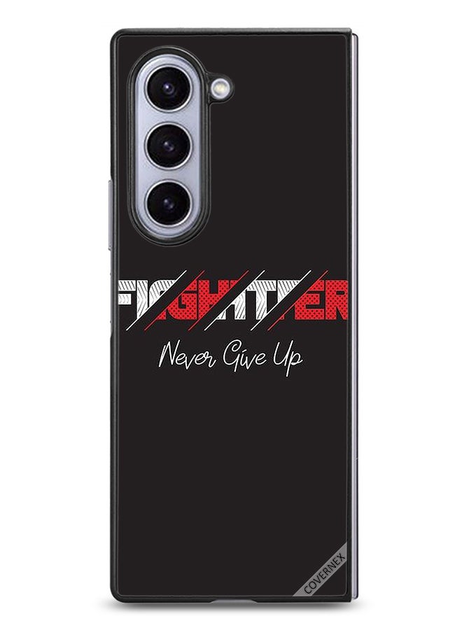 Covernex Samsung Galaxy Z Fold6 Protective Case Cover Fighter Never Give Up - Image 1