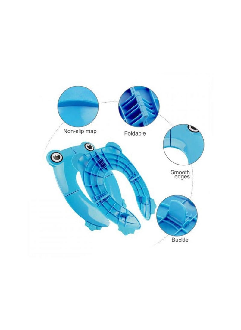نيستر مقعد مرحاض قابل للطي أزرق - Image 2