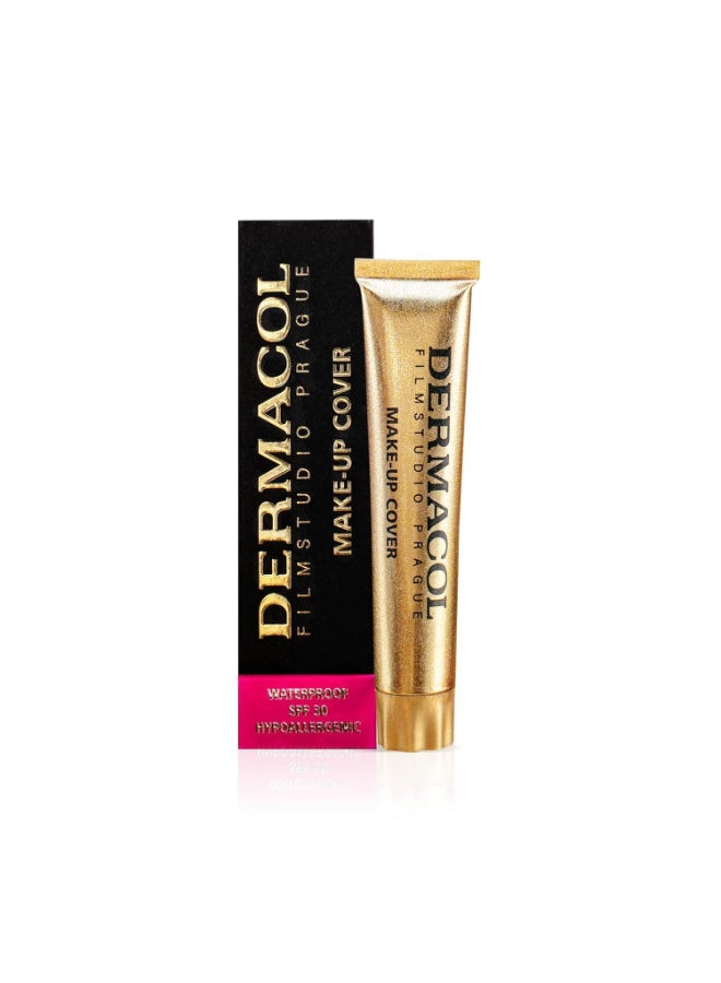 Dermacol Full Coverage Matte Foundation with SPF 30 Waterproof Foundation for Oily Skin Acne Under Eye Bags LongLasting Makeup 30g Shade 229 - Image 3